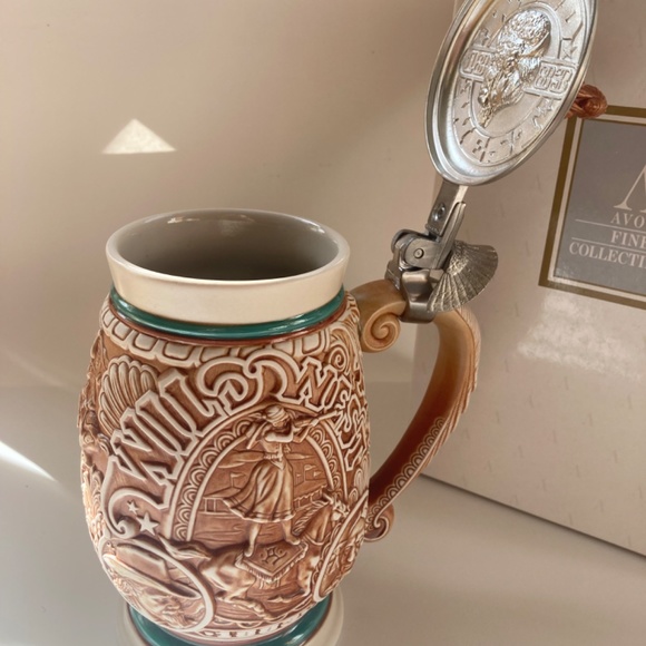 Avon Tribute to the Wild West Collectible Stein Tankard Lidded Beer Mug - Picture 5 of 6